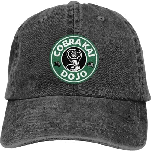 Cobra Kai Dojo Coffee Logo Womens Hooded Sweatshirt Baseball Cap cowboy hat Peaked cap Cowboy Bebop Hats Men and women hats