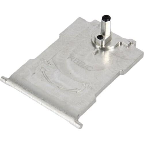 Metal Battery Plate Board for WPL D12 1/10 RC Car Upgrade Parts Decoration Accessories