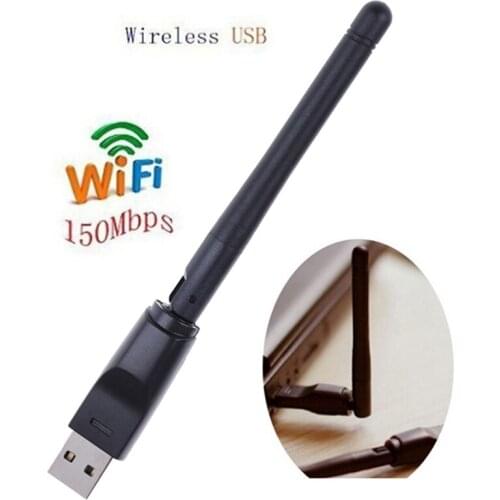 PC Mini Wi-fi Dongle Kebidu USB 2.0 WiFi Wireless Network Card 150M 802.11 b/g/n LAN Adapter with rotatable Antenna for Laptop