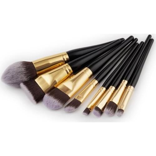 SAIANTTH 20pcs eyes makeup brushes set & kit lip eyelashes sponge eyeshadow brush slim black rose gold beauty tools maquiagem