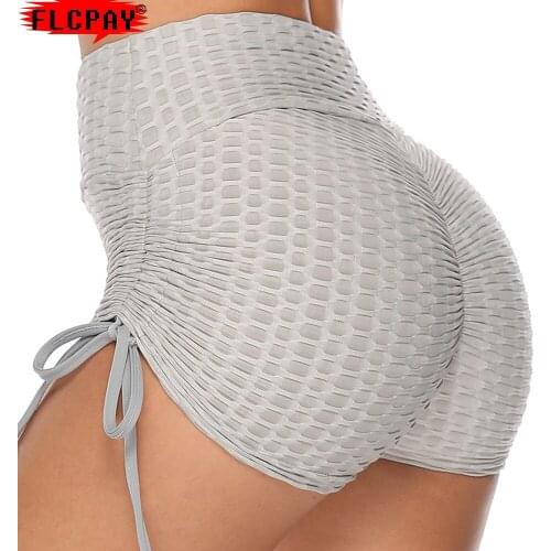 New High Waist Workout Shorts Vital Seamless Fitness Yoga Shorts Scrunch Butt Yoga Running Shorts Sport Women Gym Leggings