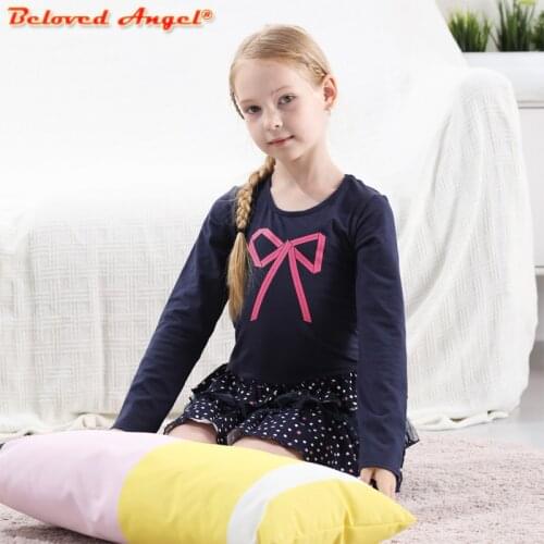 Girls Dresses Kids Casual Dress For Girl Children Cotton Clothing Toddler Girls Vestidos Long Sleeve Princess Dress 3-8 Yrs