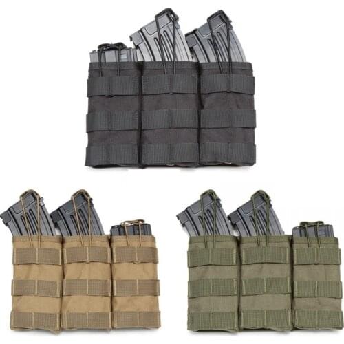 Survival Gear Tactical 3 Molle Magazine Pouches Drop Utility Pouch Bag Outdoor Waist Bag Tool Pouch Travel Pouch