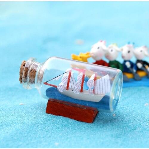 Wishing Bottle Miniature Fairy Garden Home Houses Decoration Mini Craft Micro Landscaping Decor DIY Accessories