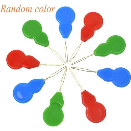 10Pcs/lot Easy Thread Needles Sewing Tools Threader Elderly Sewing Guider Insertion Tool Random Color