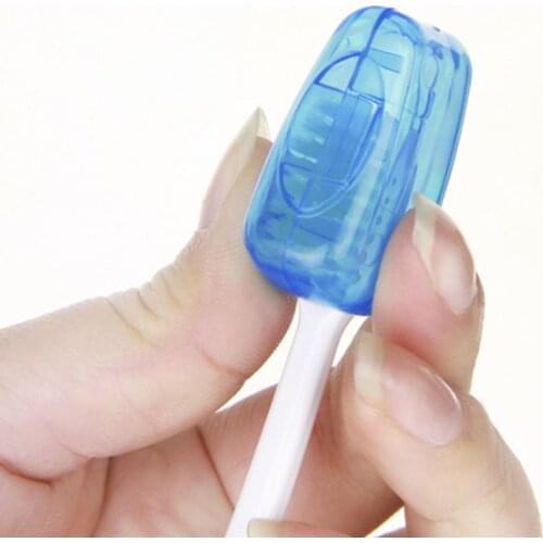 10pcs Toothbrush Head Protector Sanitary Antibacterial Portable Toothbrush Set Travel Portable Wash Toothbrush Box Easy Take
