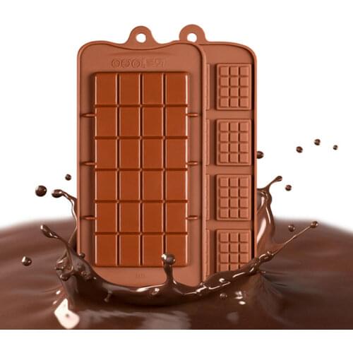 24 Cavity Chocolate 3D Silicone Cake Molds Bar Candy Bakeware Cooking 12 Even Not stick Mould For Kitchen Accessory pasteleria