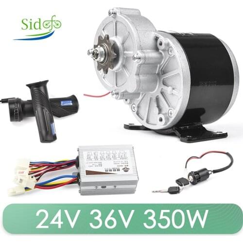 24V 36V 350W Brush DC Gear Motor MY1016Z3 Electric Bicycle Motor MTB Bike Scooter Ebike Brushed Motor E-Bike Conversion Kit