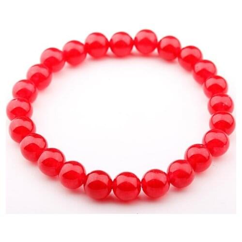 8mm red purple Punk multicolor Agate Chakra Healing Reiki Buddha Yoga Bracelet elastic adjustable Volcanic Stone Bangles sfgv2