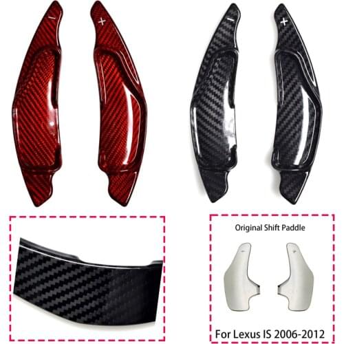 For Lexus Shift Paddles Old IS Steering Wheel Modification Aluminum Alloy And Carbon Fiber Increase 2006-2012 IS