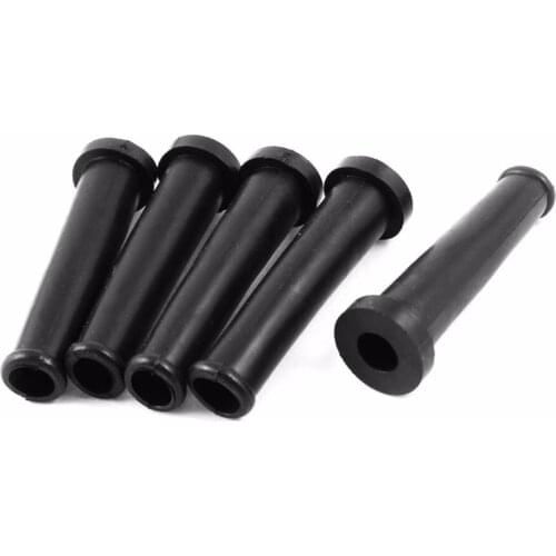 5 Pcs Black Rubber Wire Protector Cable Sleeve Boot Cover for Angle Grinder High Quality New