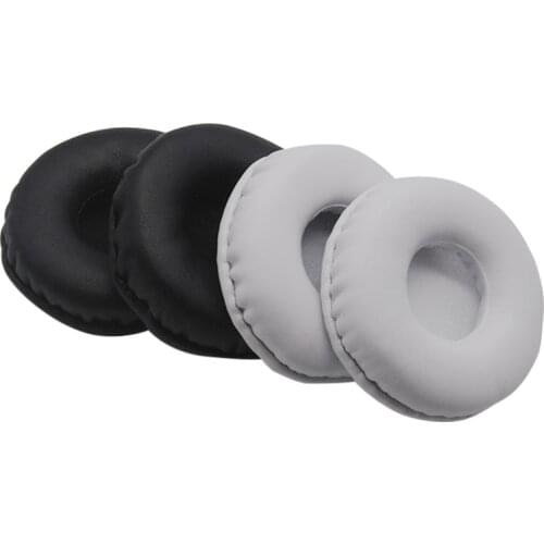 Gaming Headpset Earphone Pads 50mm Ear Cushions General Round Soft Foam PU White Black Hot Sale