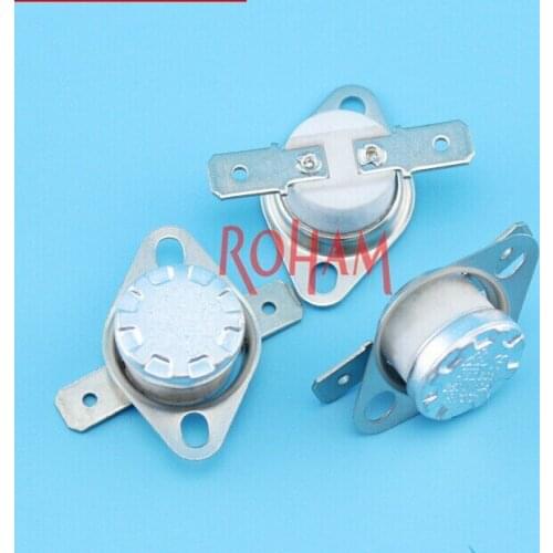 3 Pcs 10A 250V Ceramic KSD301 NC 100C Temperature Switch Sensor Thermostat Controller