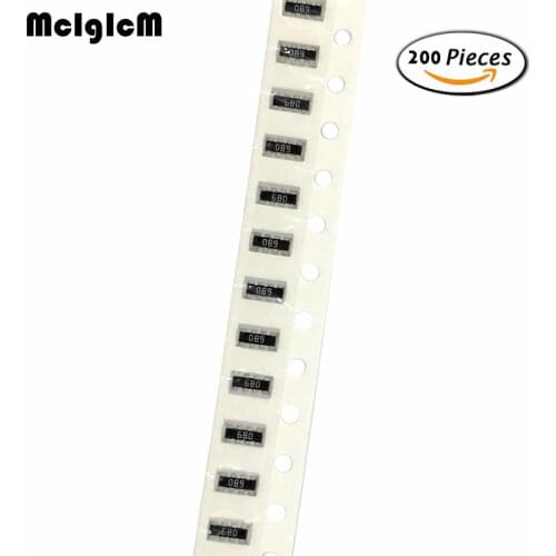 MCIGICM 200pcs SMD exclusion 0402 array 8P4R 2*4P Network Resistor array 0 ohm ~ 910 ohm , 1K ohm ~ 910K ohm