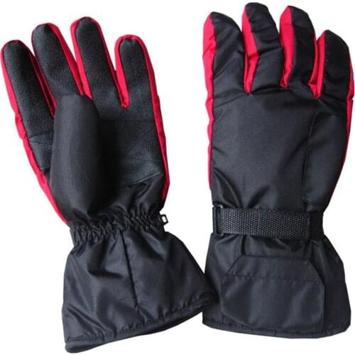 Gloves Motocross Battery-Type Carbon Fiber Heating Gloves Battery Box Electric Heated Gloves Ski Warm Gloves Biker Gloves