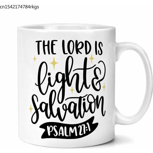 The Lord Is Light & Salvations Psalm Gift Mug