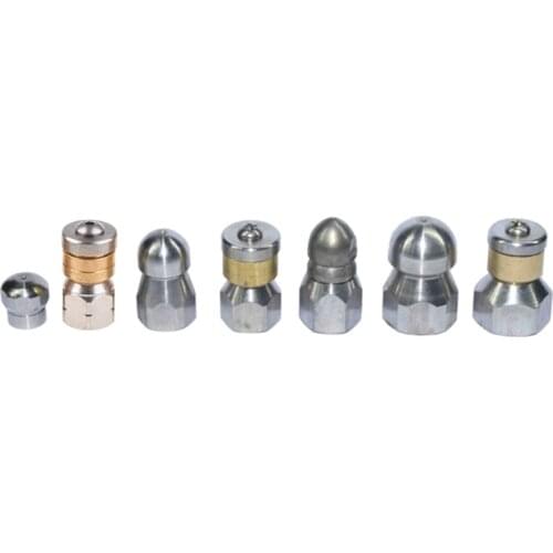 High Pressure Washer Pipe Spray Nozzle, Spray Nozzle, Nose Pressure, Drain Pipe,1 / 8 1/4 3 / 8 BSP Female Thread
