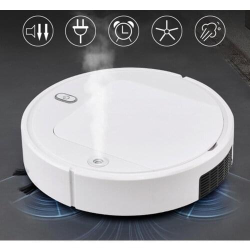 Robot Vacuum Cleaner Smart Sweeping Cleaning Electric Mop Home Carpet Dust Robotic Suction Power 1800PA
