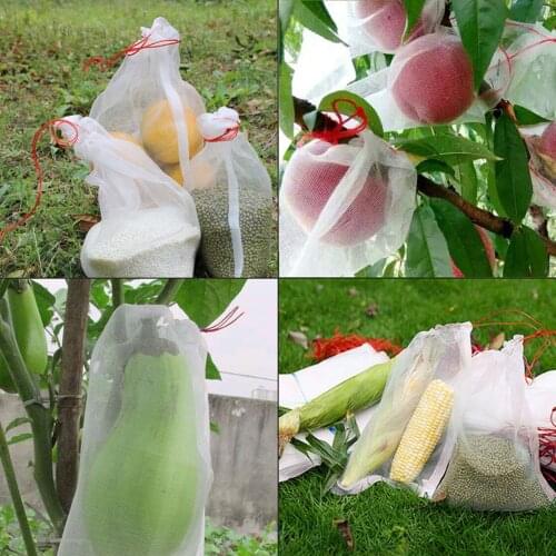 50Pcs/20Pcs Net Bag Cover for Grape Flower Vegetable Protection from Insect Bird