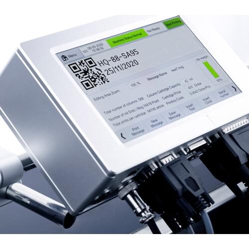 Online printer Thermal Inkjet Coding printer TIJ markig machine Digital double printhead Support Multi language