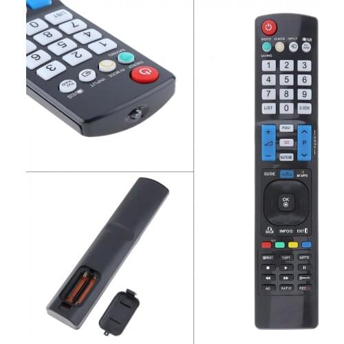 TV Remote Control Replacement Support 2 AAA Batteries with Long Transmission Distance for LG Smart 3D LED LCD HDTV TV APPS