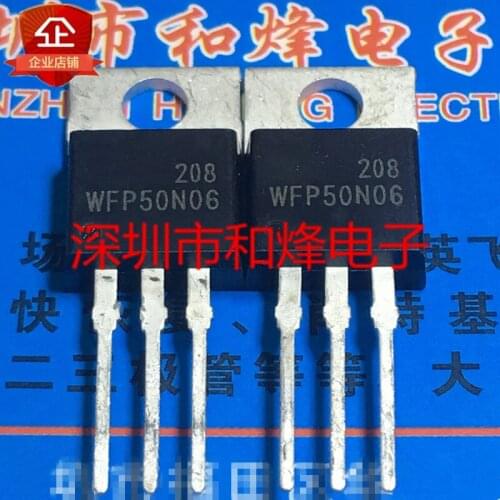10PCS WFP50N06 TO-220