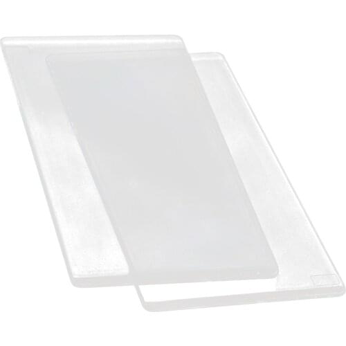 2 Pieces High Quality Transparent Die Cutting Embossing Machine Plate Replacement Pad Scrapbooking Paper Craft DIY