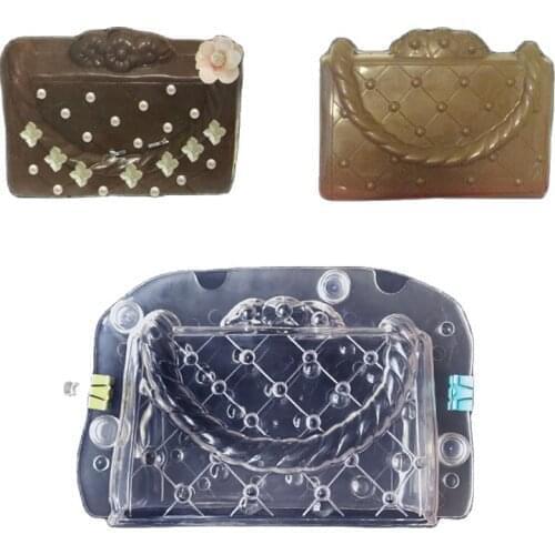 Big Size 3D DIY Handmade Cake Lady Bag Chocolate Mold Plastic Polycarbonate Bag Cake Decorating Tools With Magnet H639