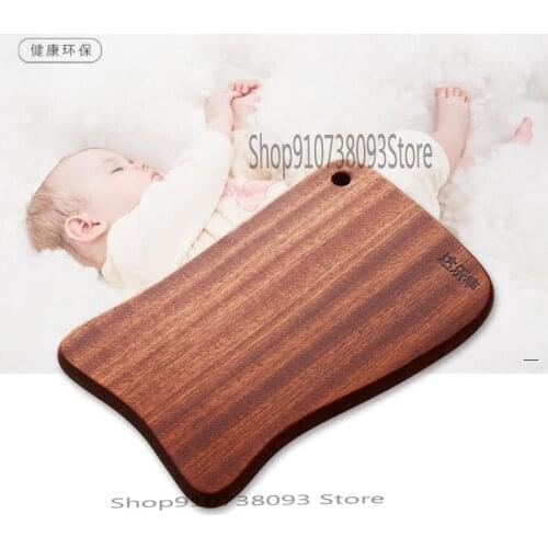 Solid Wood Zhanban Baby Complementary Food Cutting Board Bread Pizza Board Fruit Chopping Board Kitchen Mini Chopping B