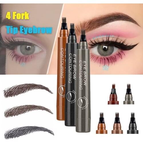 HOT SALE Eyebrow Tattoo Pencil Long Lasting Waterproof Eye Brow Pen Natural Microblading Eye Brow Pen Makeup Tools TSLM1