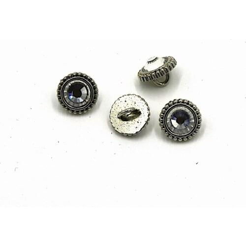 Crystal Simplicity metal Button, decoration Alloy shirt Buttons diy Accessory 30pic/lot