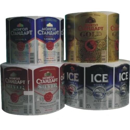 Customized self adhesive lipstick tube labels or sticker with high quality and product factory price self adhesive