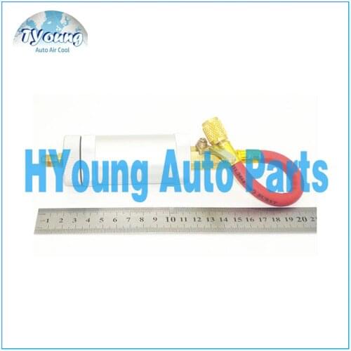 Auto air system tool A/C Oil Injector & Dye Injector 1/4SAE 2 OZ Refrigerant Oil Injection Freon , R134A R12 R22