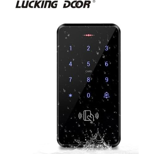IP68 Waterproof Access Control Keypad Outdoor RFID Access Controller Touch Door Opener System Electronic EM4100 125KHz Key Cards