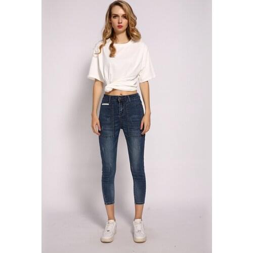 ME&SKI New Jeans Woman High Waist Slim Casual Jean Pencil Skinny Jeans