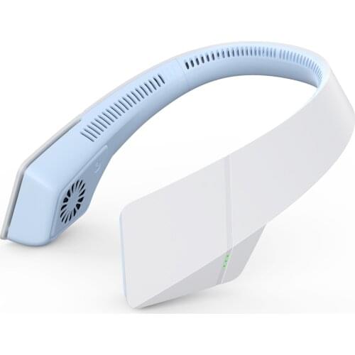 Neck Fan USB Rechargeable Silent Wearable Fan Bladeless Personal Cooling Fan