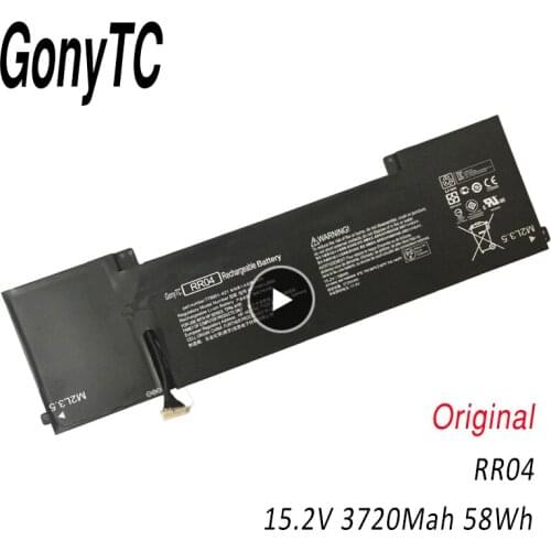 RR04 15.2V 58Wh Original Laptop Battery For HP Omen 15 15-5014TX TPN-W111 HSTNN-LB6N 778951-421 4ICP6/60/80