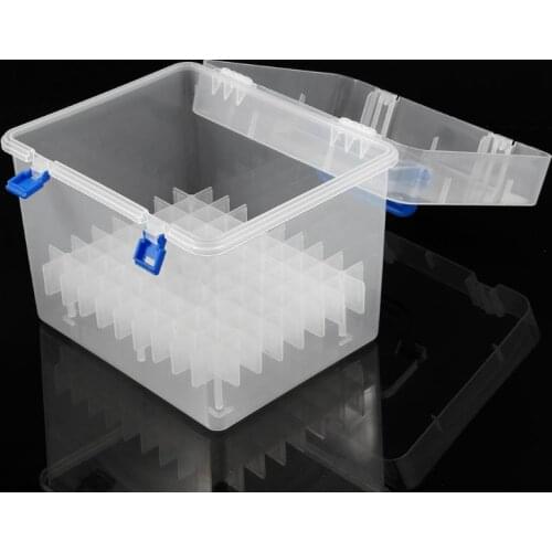 Transparent Marker Pens Storage Box Container Art Craft Tray Office Desk Organizor Home School Students Study Supply M5TE