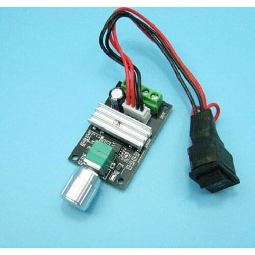 PWM DC Motor Governor 6V12V24V 3A speed switch forward and reverse switch function