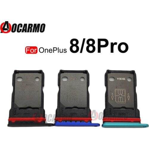 SIM Tray Dual Sim Card Holder Slot For OnePlus 8 Pro 8Pro Replacement Part