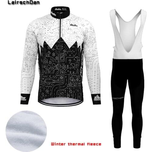 SPTGRVO Fietskleding Heren Winter Cycling Clothing Man Long Sleeve Jersey Set Thermal Fleece Maillot Ciclismo Road Bike Outfit