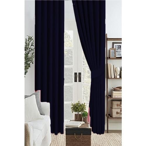 Farbateks Navy Karatma Backdrop Curtain