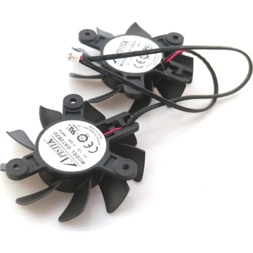GA72B2U 65mm 47*47*47mm 12V 0.35A 2Wire 2Pin For ZOTAC GTX650 650Ti Graphics / Video Card VGA Cooler Fan