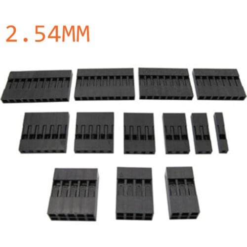 1000pcs Dupont Head 2.54mm 4P 1X4P Dupont Plastic Shell Pin Head Connector Jumper Wire Cable Housing Plug Female