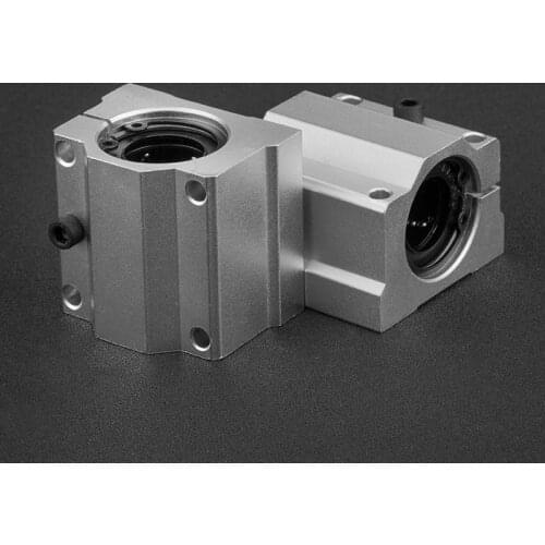 2 pcs SC25UUAJ SCJ25UU adjustable type linear case unit linear bearing block for linear shaft rod cnc router