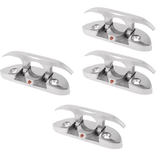 4 Pieces 316 Stainless Steel Folding Shoe Holder Marine Boat Hardware