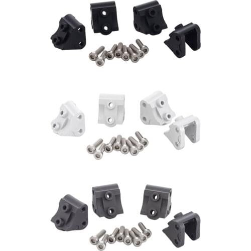 4PCS Aluminum Alloy RC Car Upgrade Axle Tie Rod Codes Link Mount Kits for SCX10 II 1/10 RC Crawler Truck Car Accs