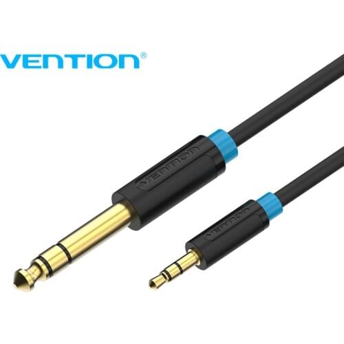 Vention 3.5mm to 6.35mm Adapter Aux Cable for Mixer Amplifier Guitar Bi-direction 6.5 Jack to 3.5 Jack Male to Male Audio Cable