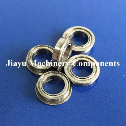 Free Shipping 10 PCS SMF85ZZ Flanged Bearings 5x8x2.5 mm Stainless Steel Flange Ball Bearings DDLF-850ZZ