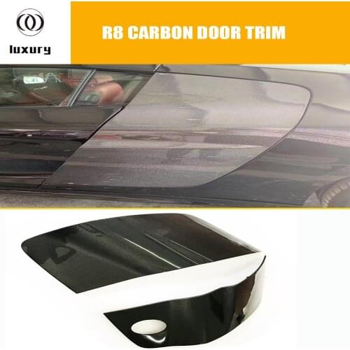 R8 Carbon Fiber Side Door Blade Fenders Flares for Audi R8 V8 V10 2 Door 2008 - 2015